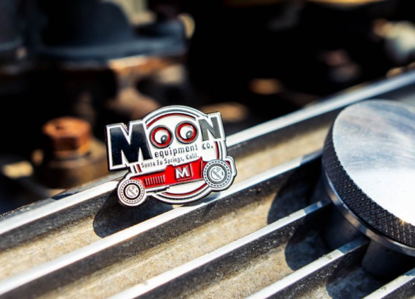 MOON Equipment Red Roadster Pin