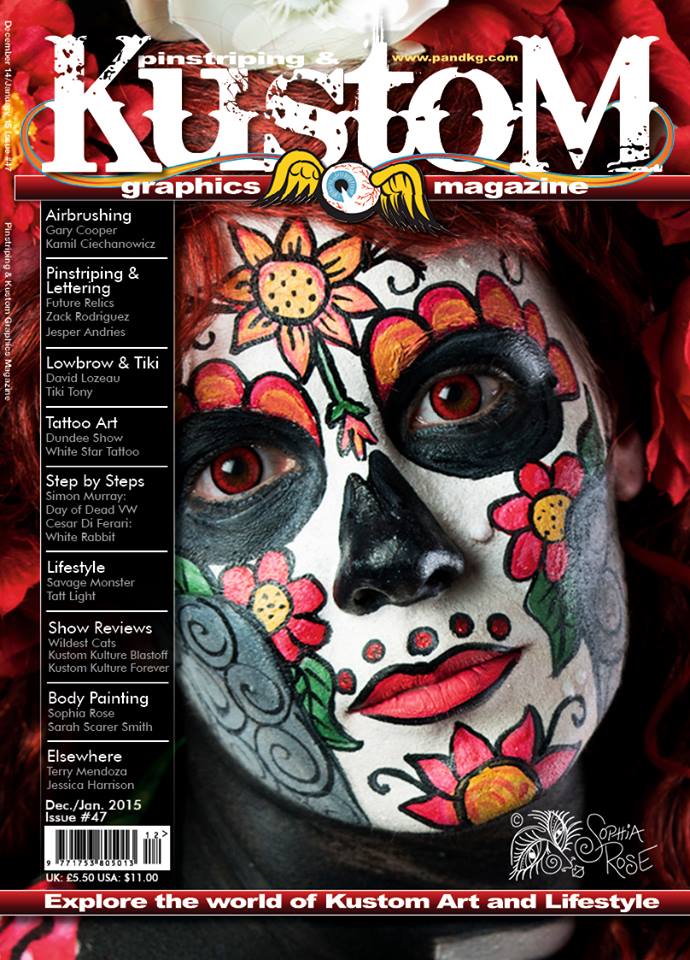 Pinstriping&Kustom Graphics Magazine  Issue 47