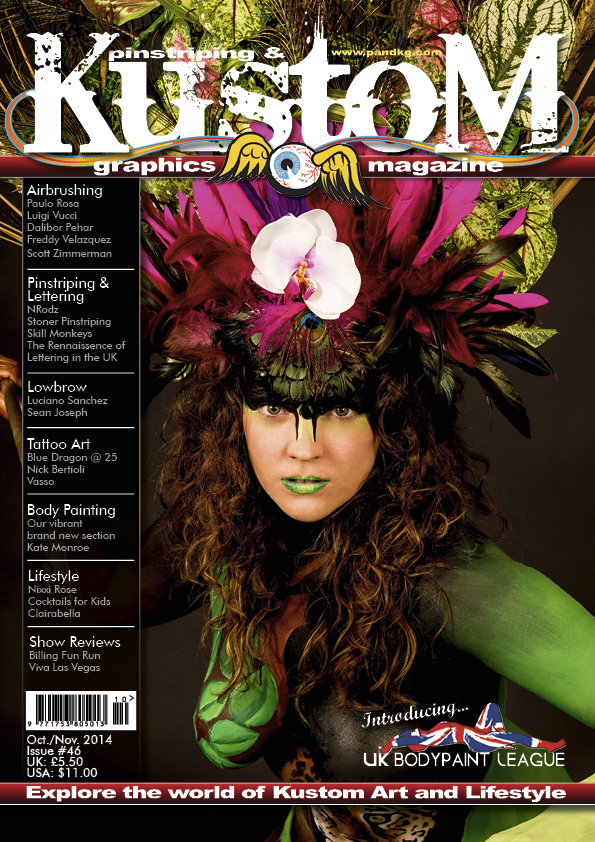 Pinstriping&Kustom Graphics Magazine  Issue 46