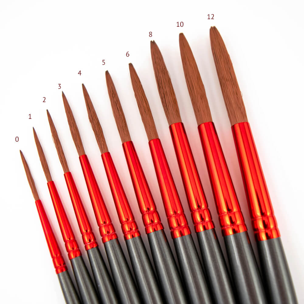 Wizard Scribe synthetic sable lettering Brush