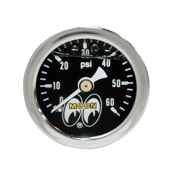 MOON Direct Mount Fuel/Oil Pressure Gauges (0-60psi)