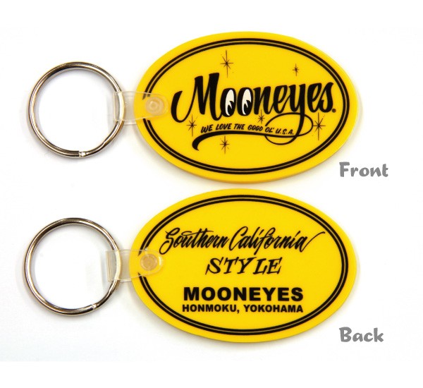 MOONEYES Oval Rubber Key Ring