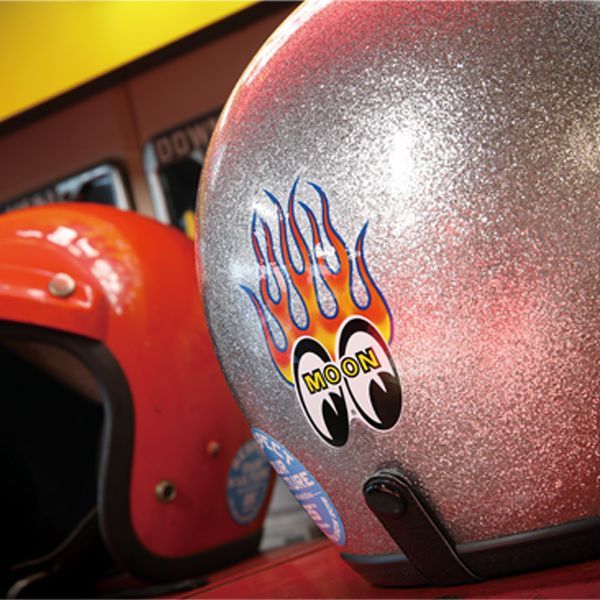 Flamin' MOON Sticker