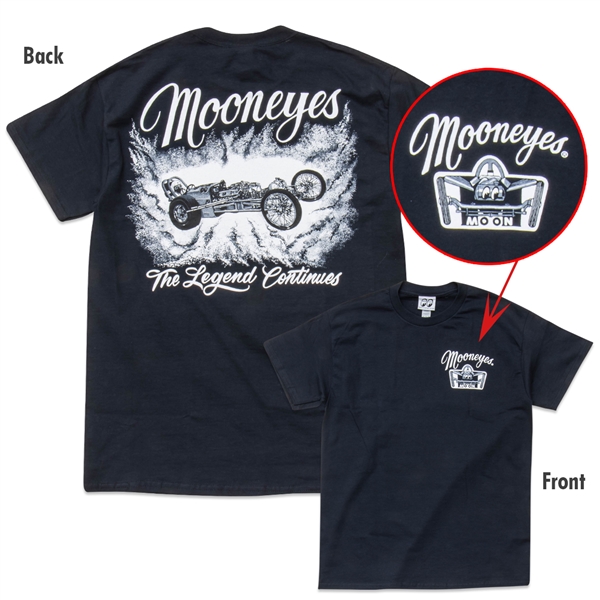 Mooneyes the Legend Continues T-shirts