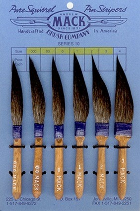 The Original Mack Sword Striping Brush Series 10