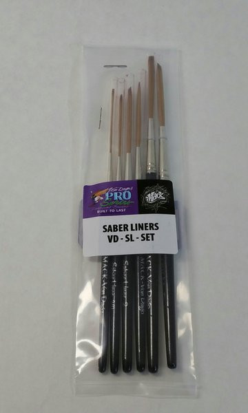 MACK-DAGO Saber Liner 6 Brush SET