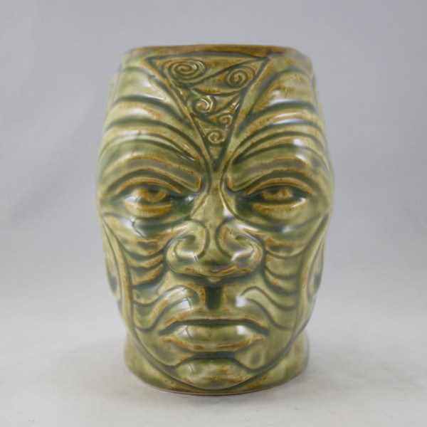 TUMUAKI TIKI MUG, GREEN