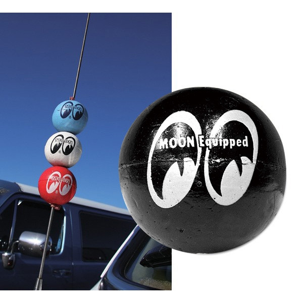 MOON Equipped Antenna Ball - Black