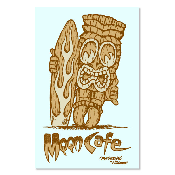 MQQN Cafe Tiki Sticker
