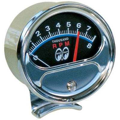 TACH 8000RPM with Moon Logo