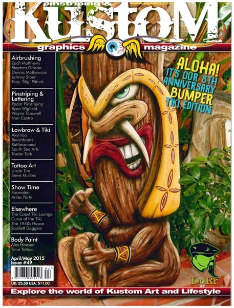 Pinstriping&amp;Kustom Graphics Magazine Issue 49